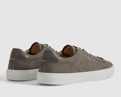 Premium sneaker care and cleaning - Handling luxury footwear with white gloves.