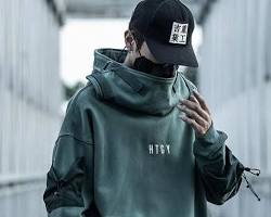 Luxury Streetwear Melbourne Style - Oversized Earth Tone Hoodie near Federation Square.