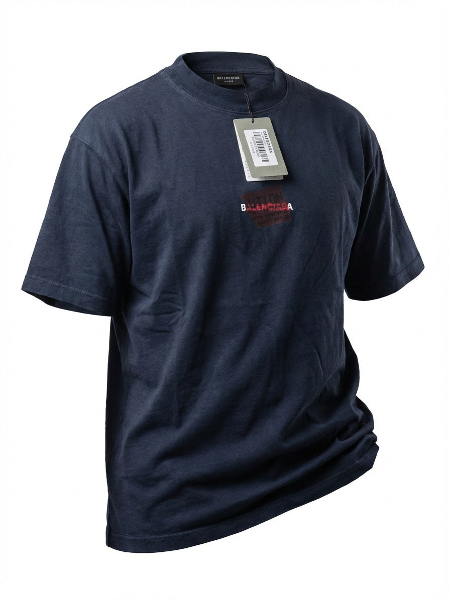Balenciaga  Taped Logo Back T-Shirt Medium Fit