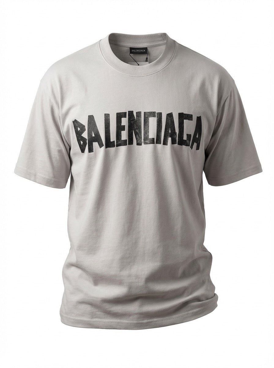 Balenciaga Unisex New Tape Type Medium-fit T-shirt in Vintage-jersey