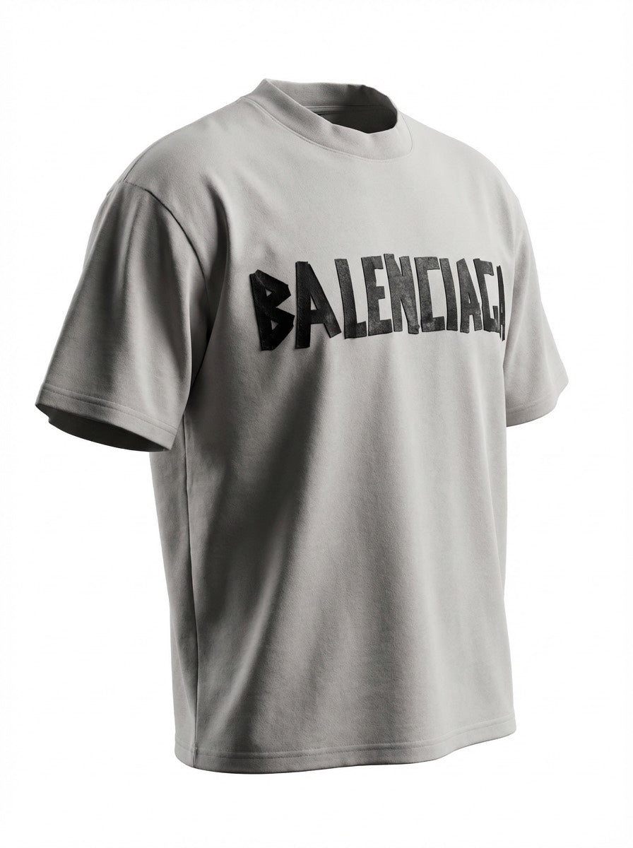 Balenciaga Unisex New Tape Type Medium-fit T-shirt in Vintage-jersey