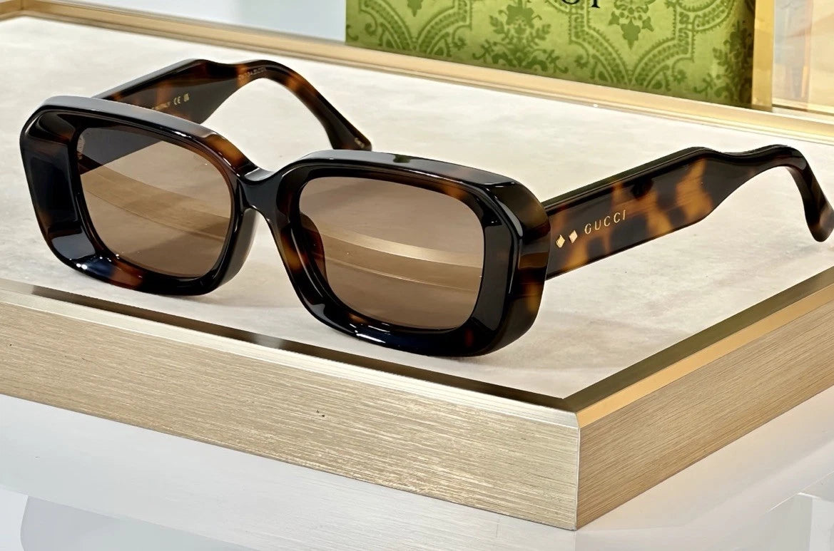 Gucci Sunglasses - Brand New - GG1531SK Brown Havana With Latest RED packaging