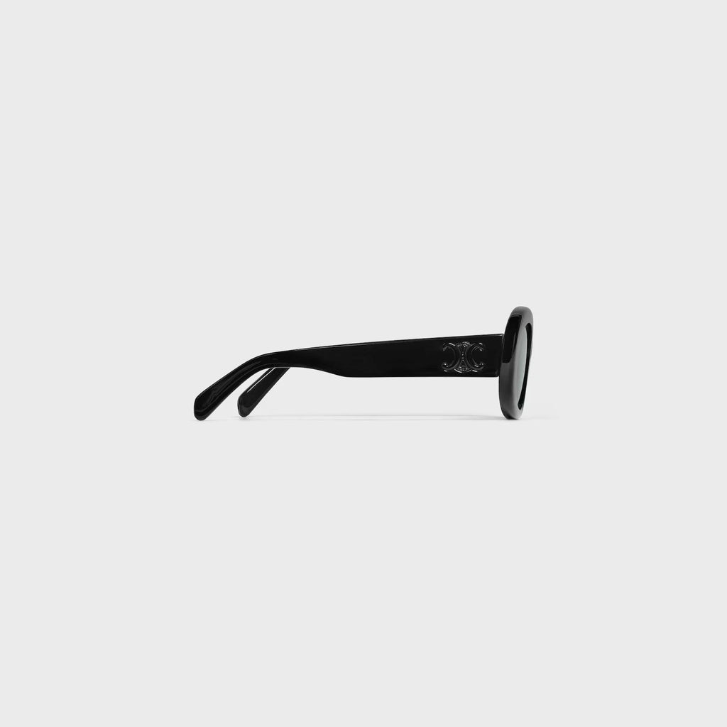 CELINE WOMEN Black Sunglasses CL40194U Black/Black With Packaging BLACK LOGO