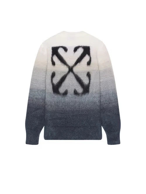 Off White Mohair KNIT blend Sweater Size Large ( SUPER Soft)