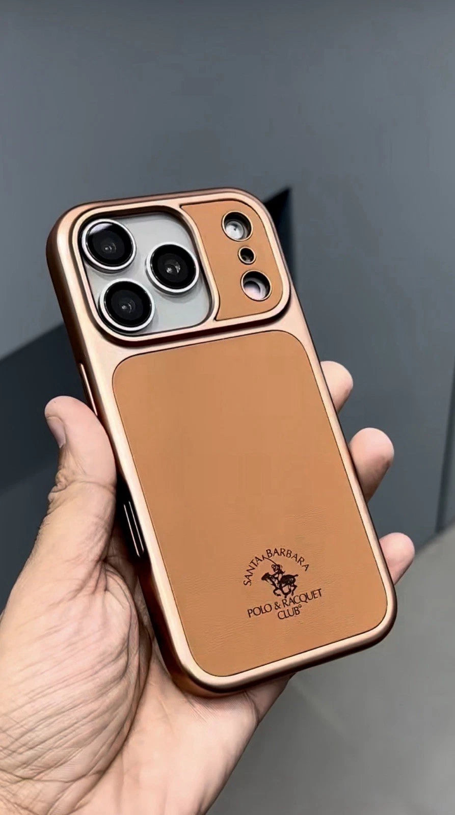 Santa Barbara 17 Pro Case - Cosmic Orange And Grey Color Available