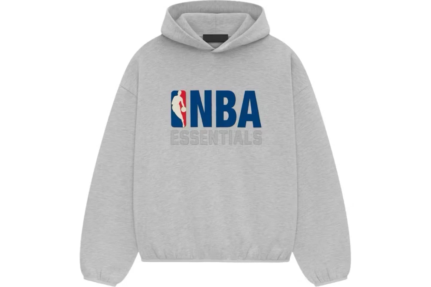 FEAR OF GOD X NBA ESSENTIALS - Hoodie Grey Heather Medium Authentic