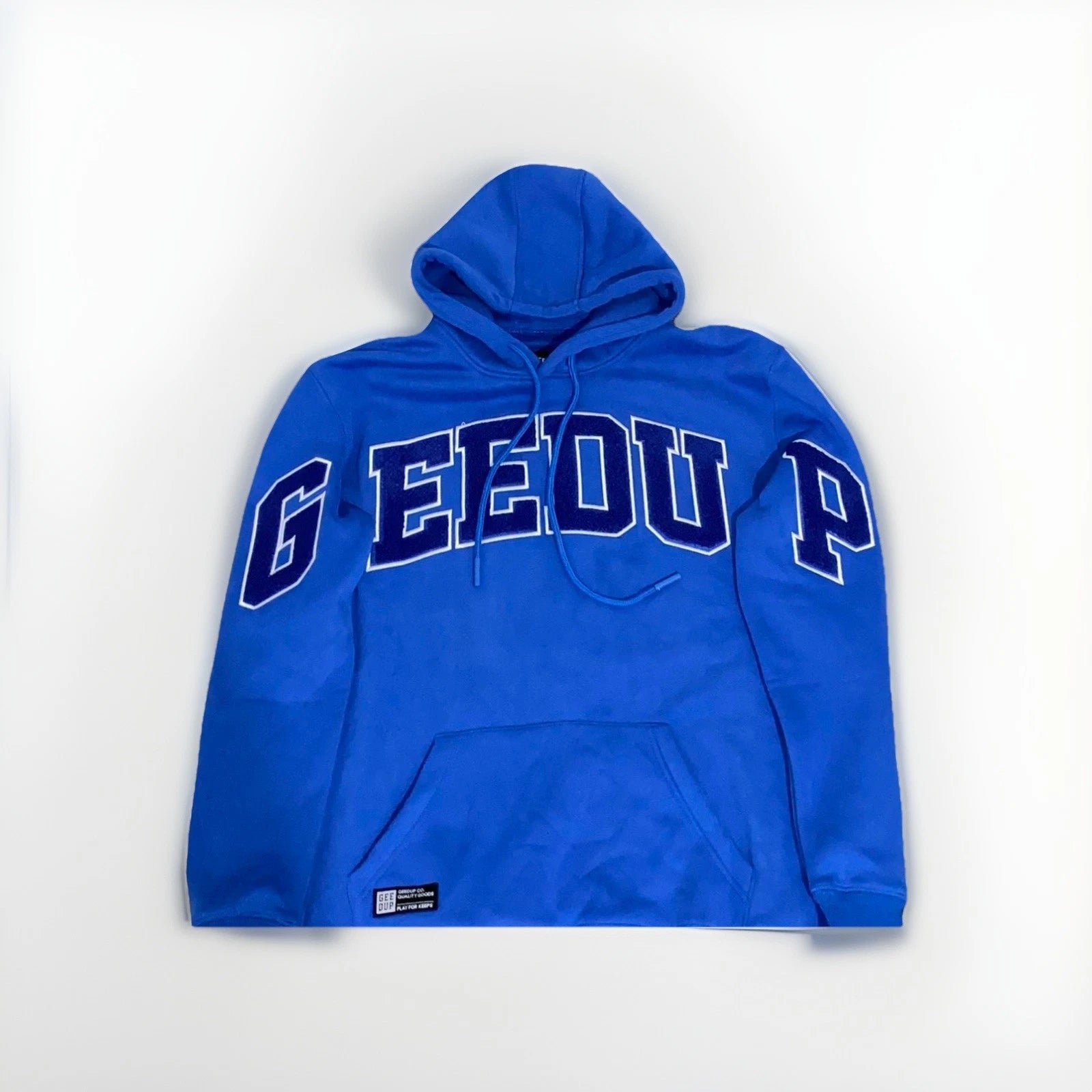Geedup Co. Men's Blue Hoodie Size XL