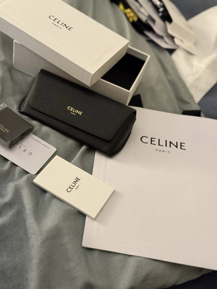 CELINE WOMEN Black Sunglasses CL40194U Black/Black With Packaging BLACK LOGO