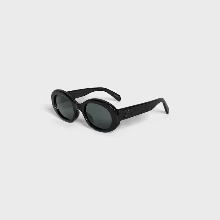 CELINE WOMEN Black Sunglasses CL40194U Black/Black With Packaging BLACK LOGO