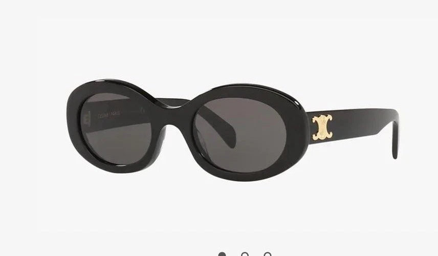 CELINE WOMEN Black Sunglasses CL40194U Black/Grey With Packaging