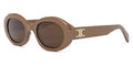 CELINE WOMEN Wood Smoke Sunglasses CL40194U With Packaging