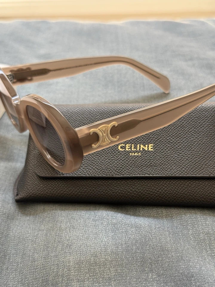 CELINE WOMEN Wood Smoke Sunglasses CL40194U With Packaging