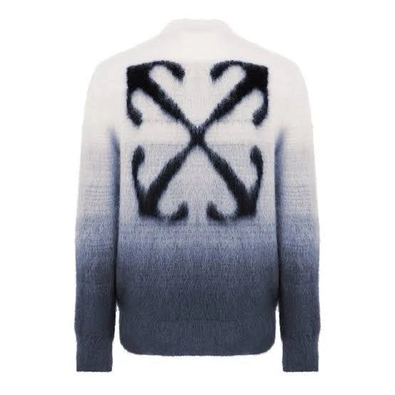 Off White Mohair KNIT blend Sweater Size Large ( SUPER Soft)