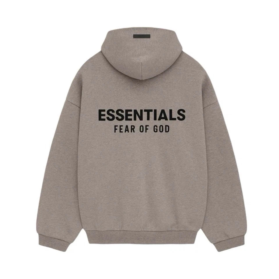 Fear of God Essentials Hoodie Heather Grey Size Medium - Authentic