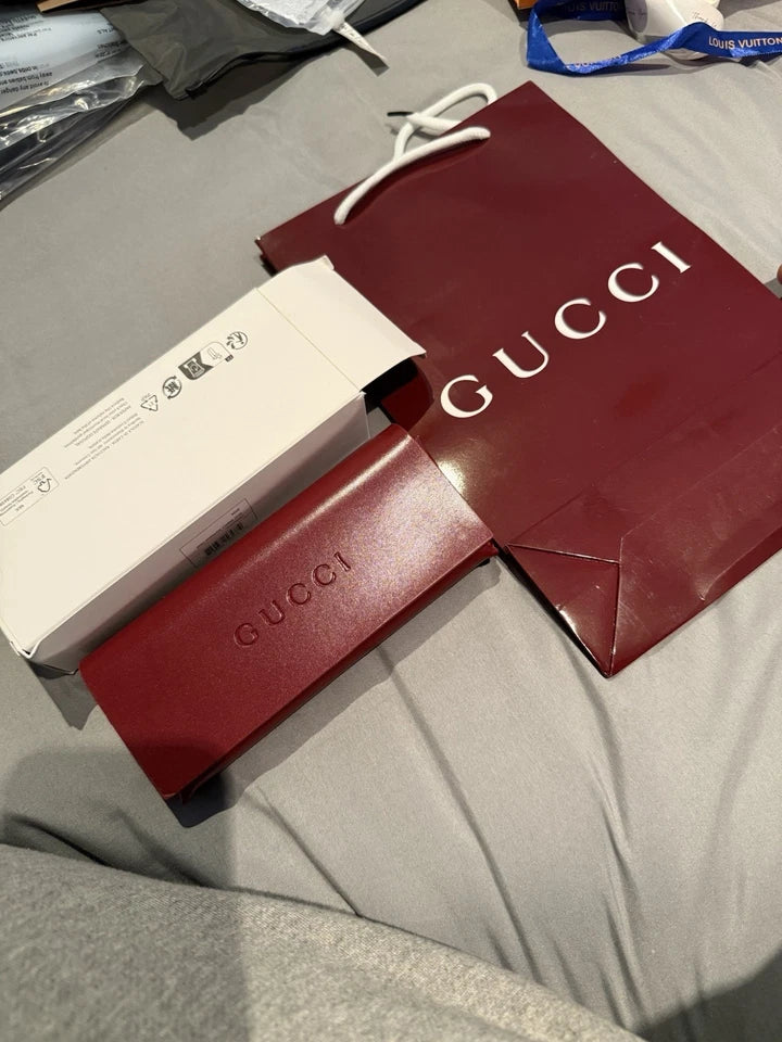 Gucci Sunglasses Mens -Brand New - GG1529S 001 With Latest Red Packaging